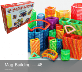 Конструктор магнитный Mag-Building | 48 деталей