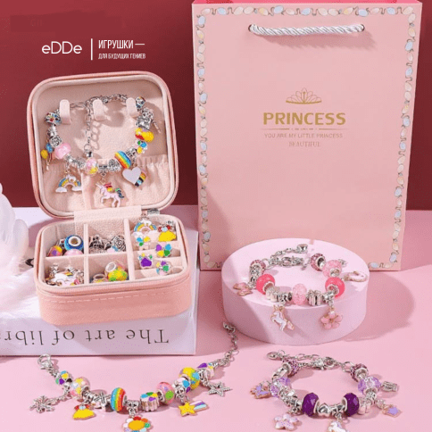 Творческий набор для девочек в подарочной шкатулке «Нежная Принцесса»  фото 1