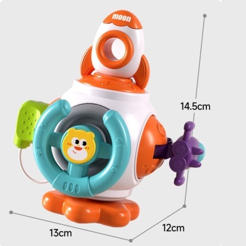 Развивающая игрушка - пазл для раннего развития малышей «Бизи-Шар Монтессори 6 в 1» фото 5