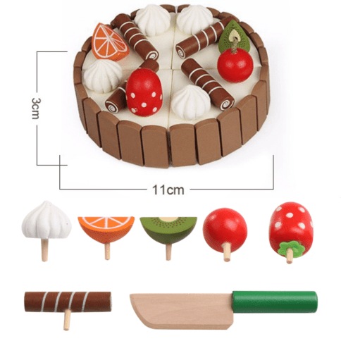 Сюжетно ролевой набор маленького кондитера «Праздничный фруктовый торт» фото 3