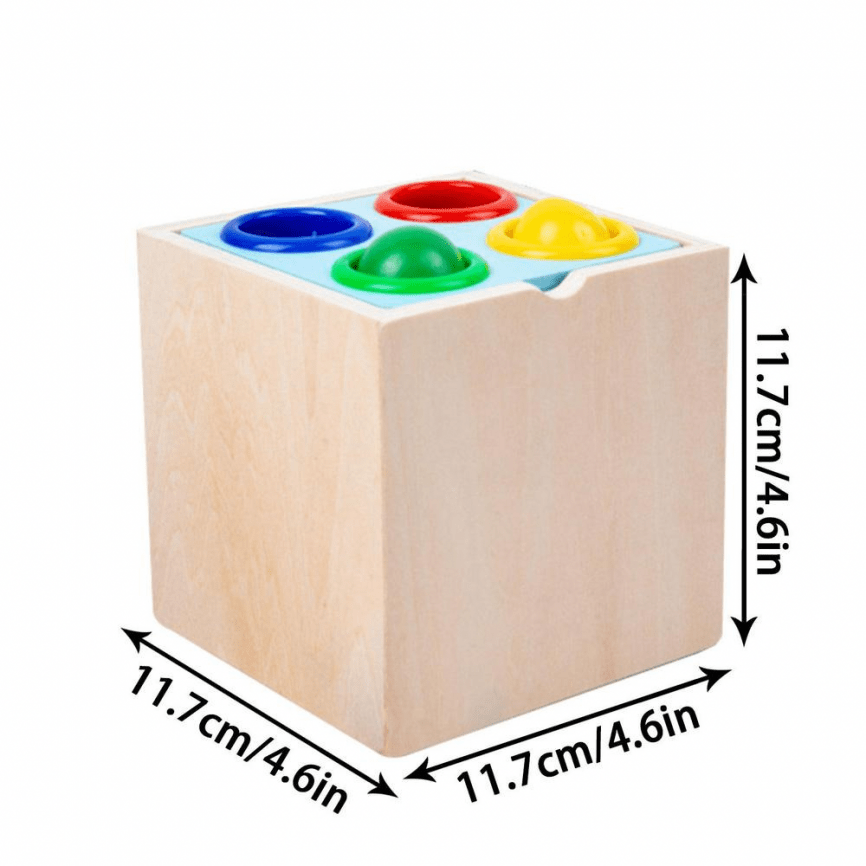 Развивающая многофункциональная игрушка Монтессори «Куб 5 в 1» фото 13