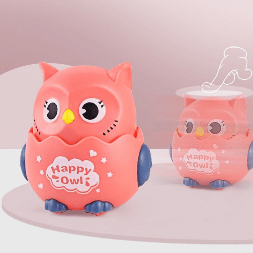 Набор из 2-х интерактивных игрушек «Счастливый Совёнок» | В комплекте 2 совёнка, цвета в ассортименте фото 7