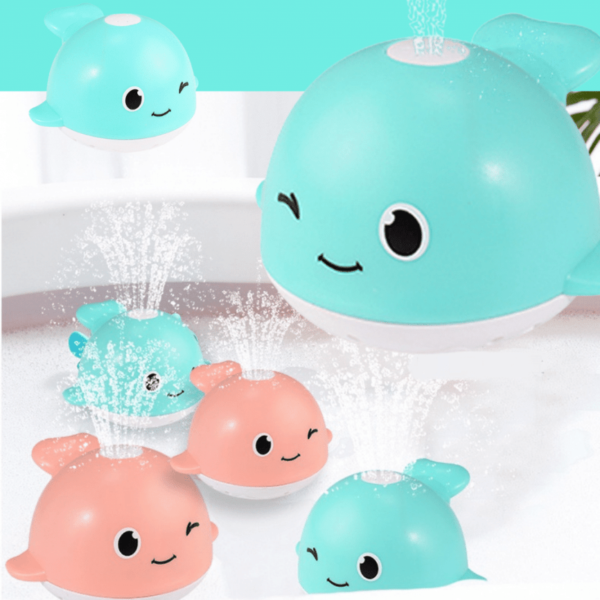 Интерактивная игрушка для купания с фонтанчиком «Подмигивающий Кит» | Свет, звук фото 2