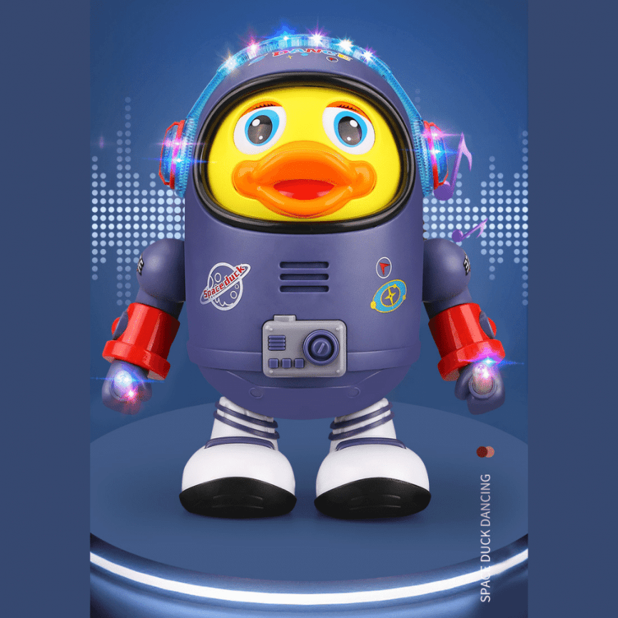 Детская интерактивная игрушка танцующий «Утенок-Космонавт» | музыка, танцует фото 9