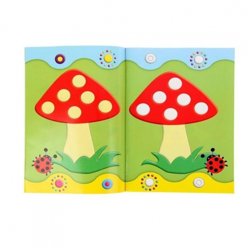 Развивающая книга-наклейки для малышей «Бабочки»  фото 2