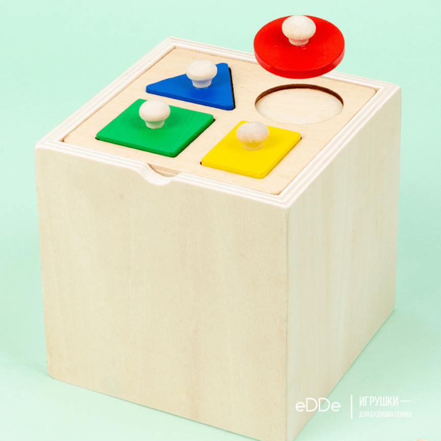 Развивающая многофункциональная игрушка Монтессори «Куб 5 в 1» фото 11
