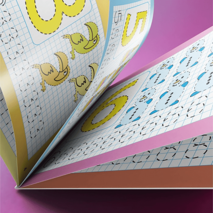 Комплект многоразовых книг с маркером «Пишем буквы», «Учусь писать цифры» | 2 книги. 12 стр. фото 3
