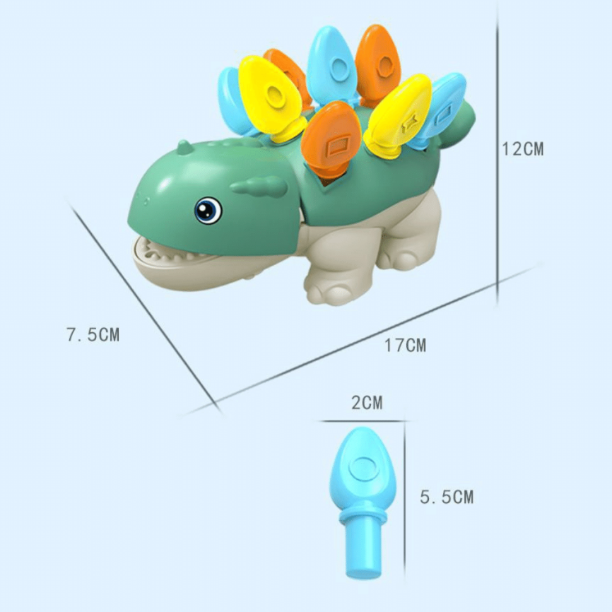 Развивающая игрушка Монтессори сортер-каталка «Мини Дино-Спайк»  фото 4