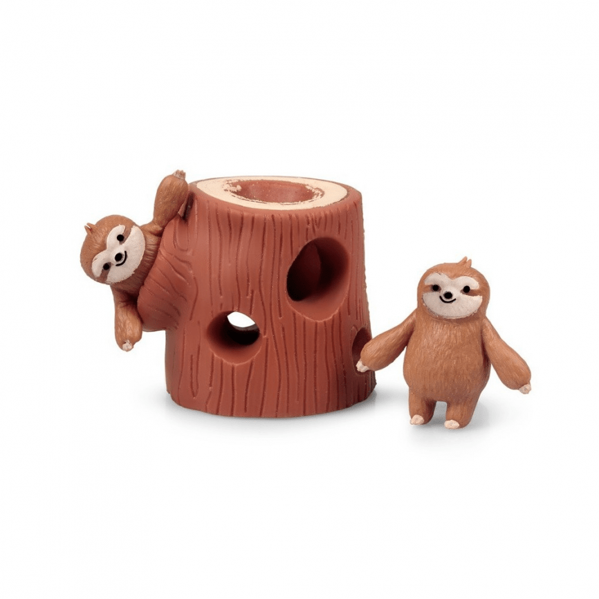 Игрушка-антистресс «Два ленивца застряли в дереве» 
