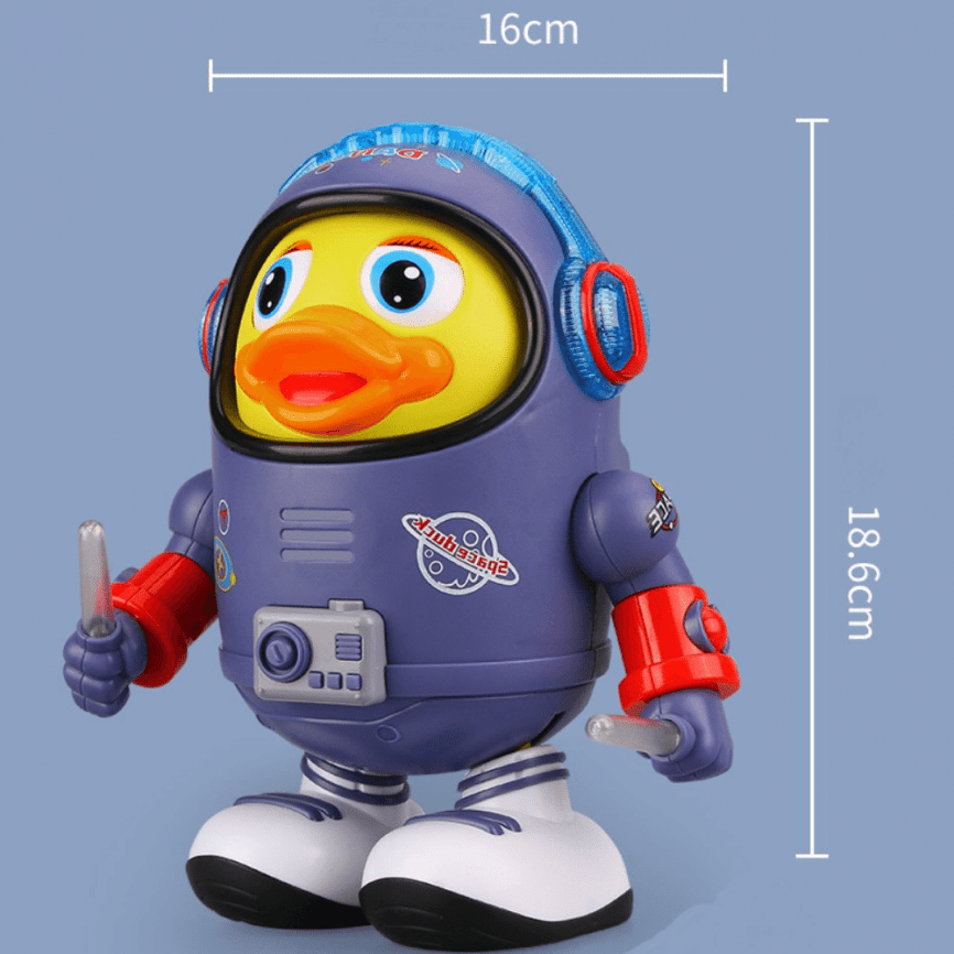 Детская интерактивная игрушка танцующий «Утенок-Космонавт» | музыка, танцует фото 5