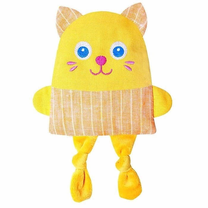 Развивающая игрушка с вишнёвыми косточками «Котик»  фото 2