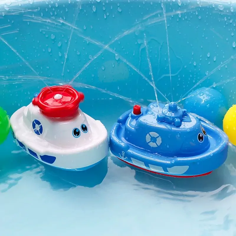 Игрушка для ванны «Кораблик-фонтан» | Цвет Микс фото 2