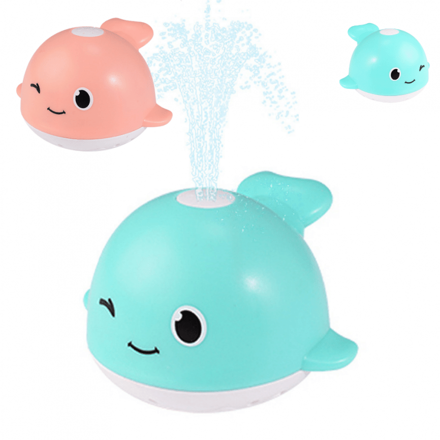 Интерактивная игрушка для купания с фонтанчиком «Подмигивающий Кит» | Свет, звук фото 3