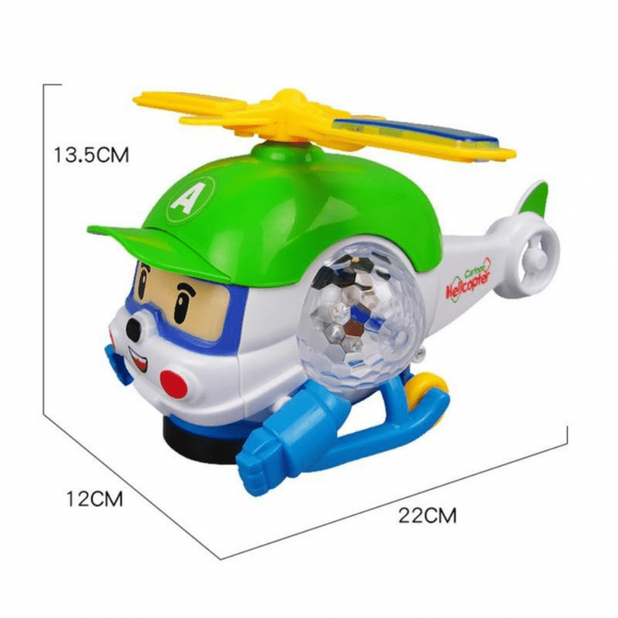 Интерактивная музыкальная игрушка «Вертолетик Альфа» | свет, звук  фото 4